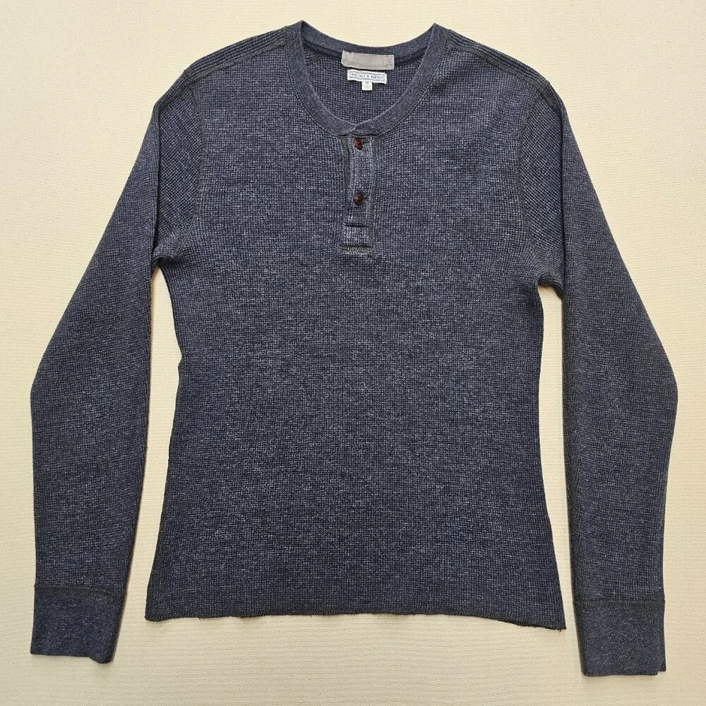 Wallace & Barnes Waffle Knit Henley M